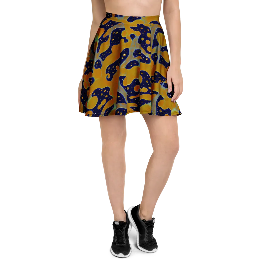 Molten Drift on Skater Skirt — Front