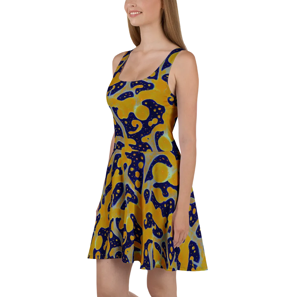 Molten Drift on Skater Dress — Left
