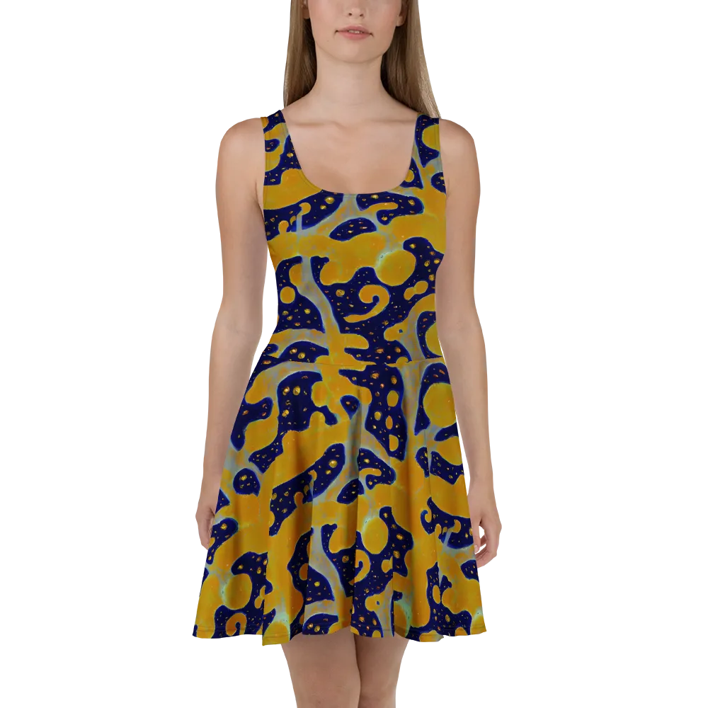 Molten Drift on Skater Dress — Front