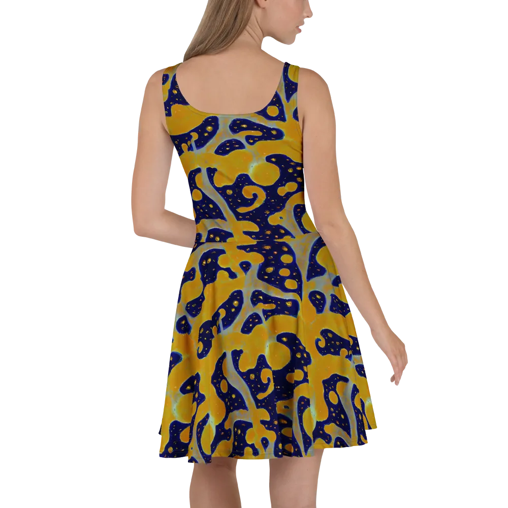 Molten Drift on Skater Dress — Back