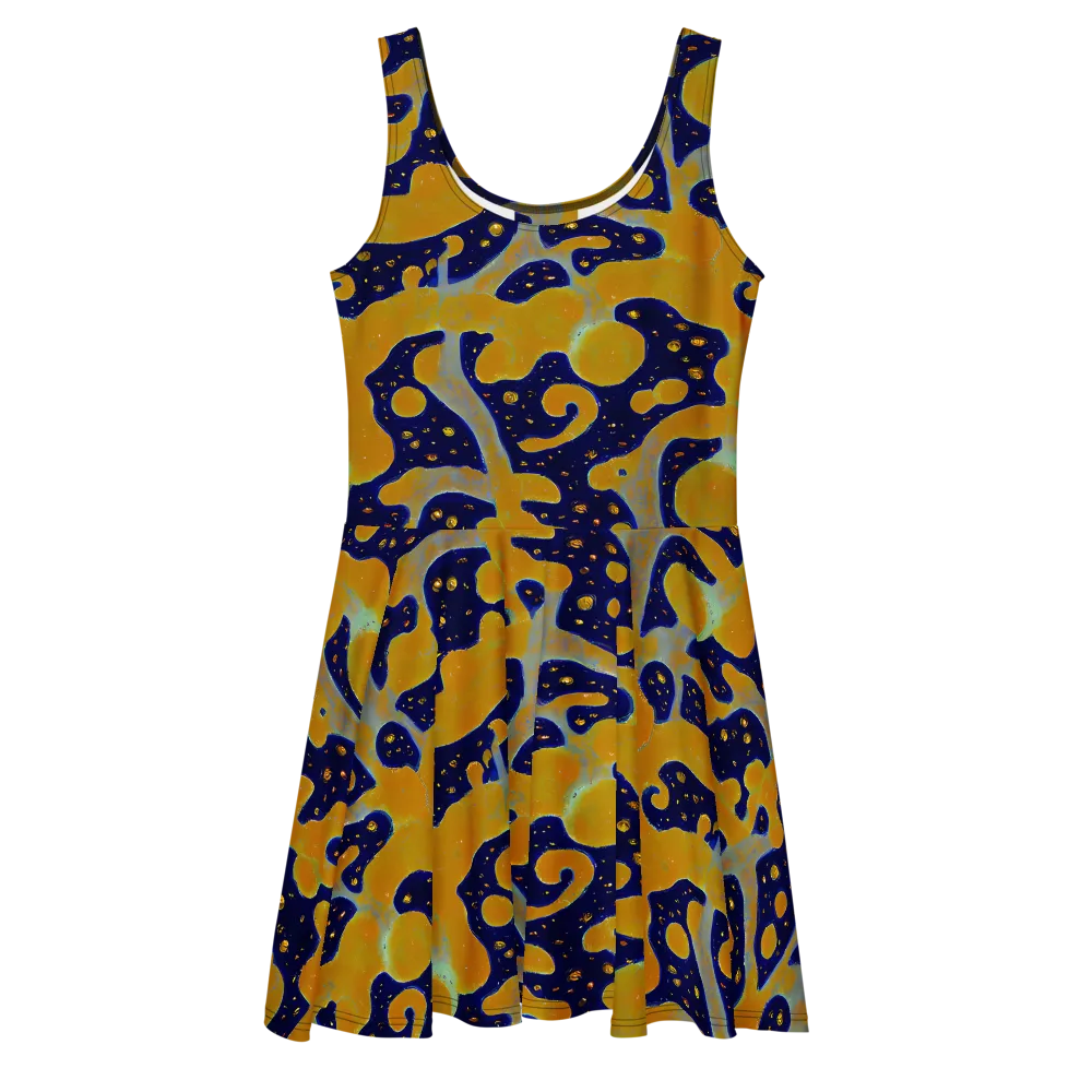 Molten Drift on Skater Dress — Front