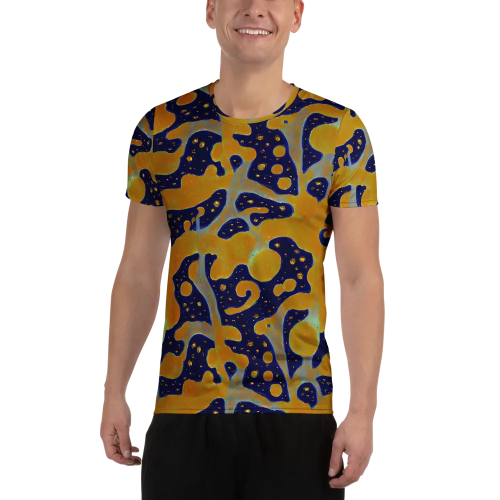 Molten Drift on Men's Athletic T-Shirt — Front