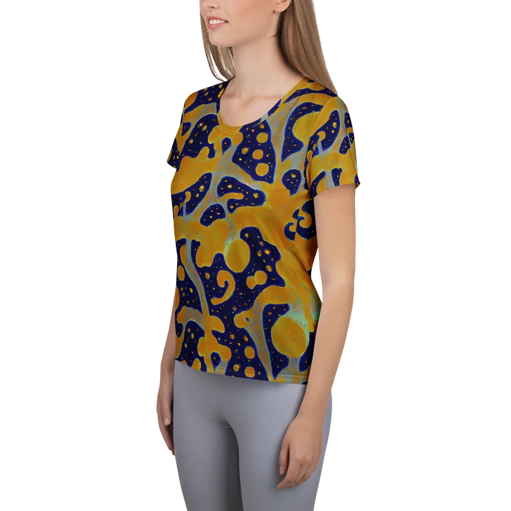 Molten Drift on Women's Athletic T-Shirt — Left