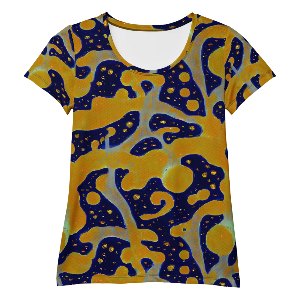 Molten Drift on Women's Athletic T-Shirt — Front