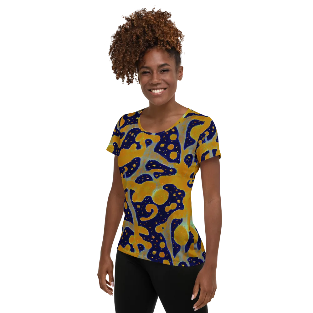 Molten Drift on Women's Athletic T-Shirt — Left