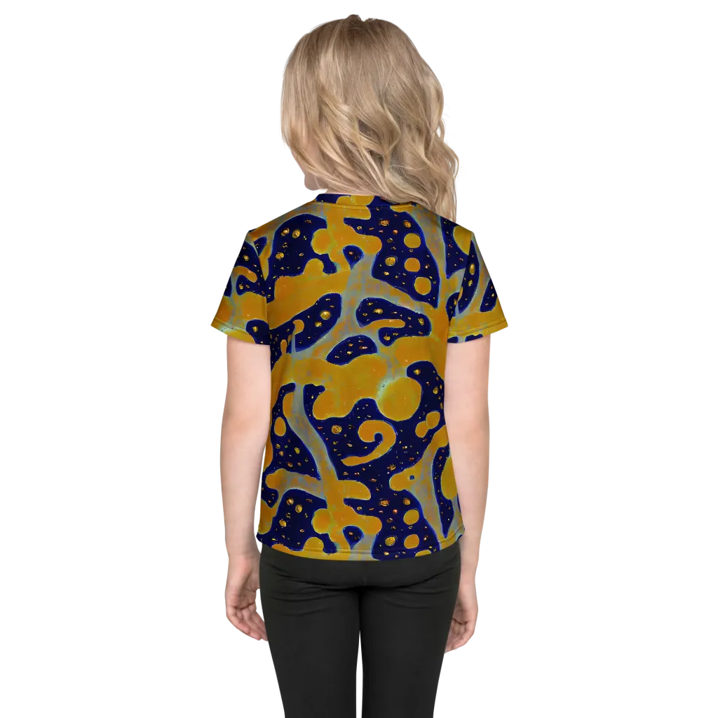Molten Drift on Kids Crew Neck T-Shirt — Back