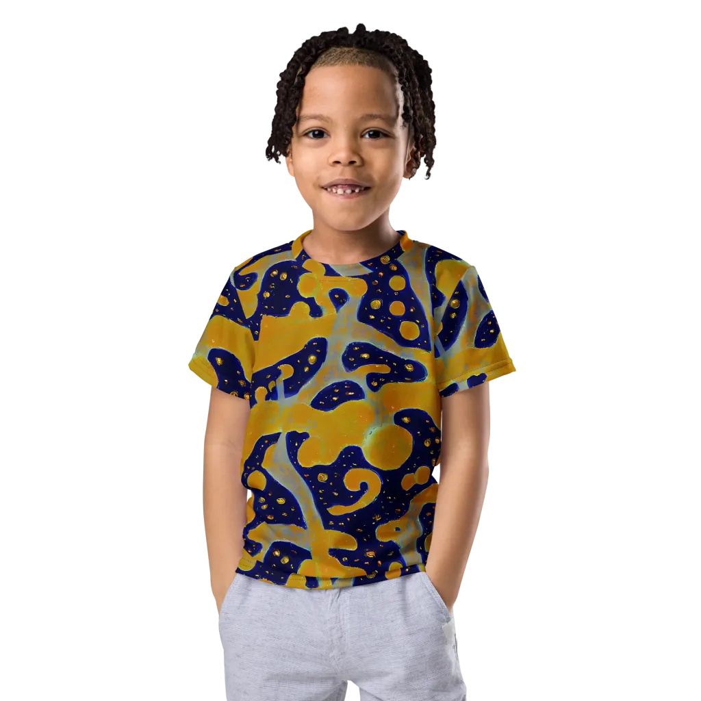 Molten Drift on Kids Crew Neck T-Shirt — Front