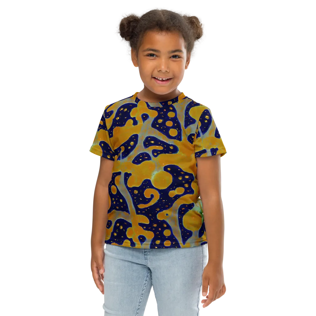 Molten Drift on Kids Crew Neck T-Shirt — Front
