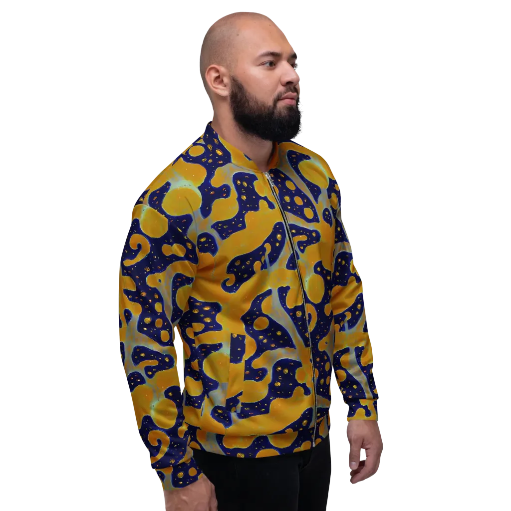Molten Drift on Bomber Jacket — Right