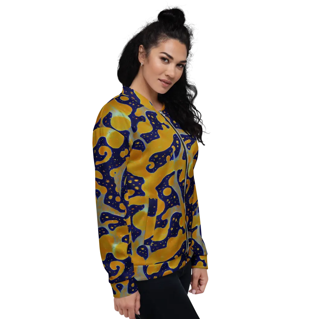 Molten Drift on Bomber Jacket — Right