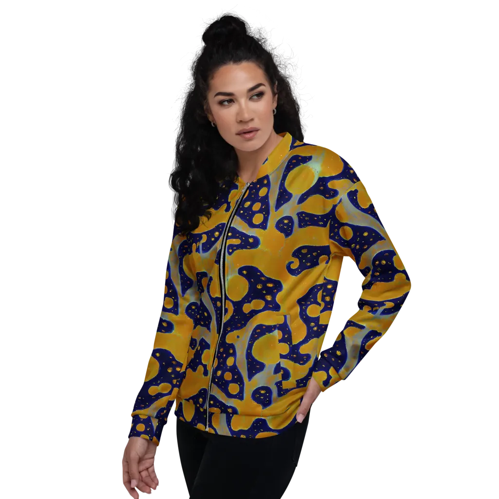 Molten Drift on Bomber Jacket — Left