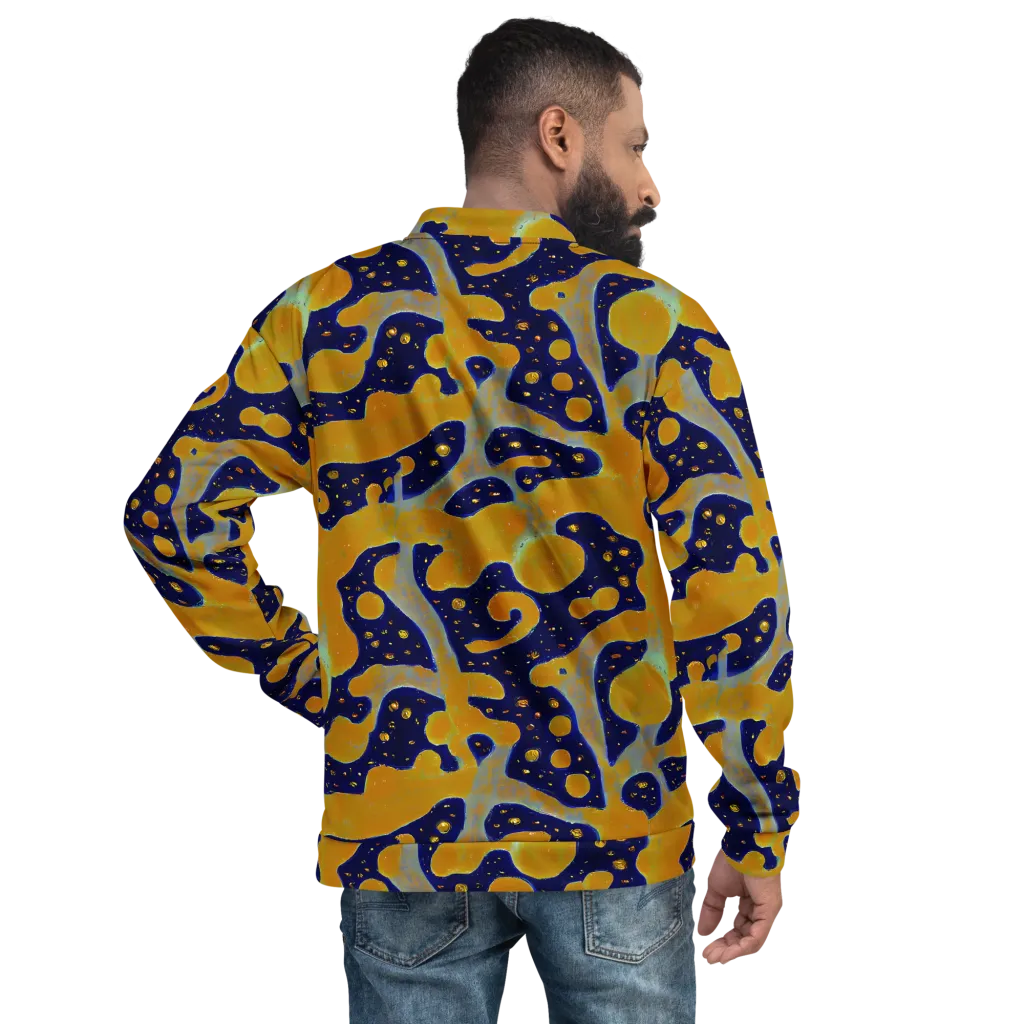 Molten Drift on Bomber Jacket — Back