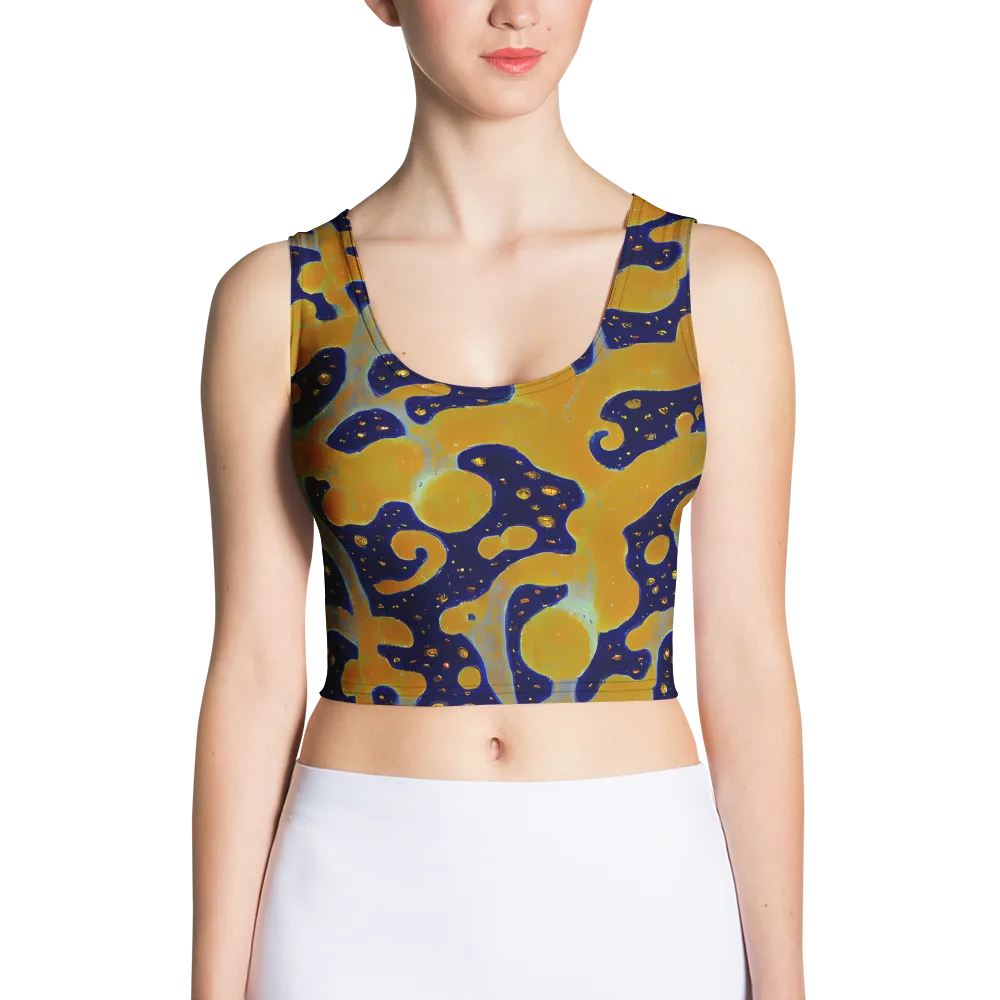 Molten Drift on Crop Top — Front