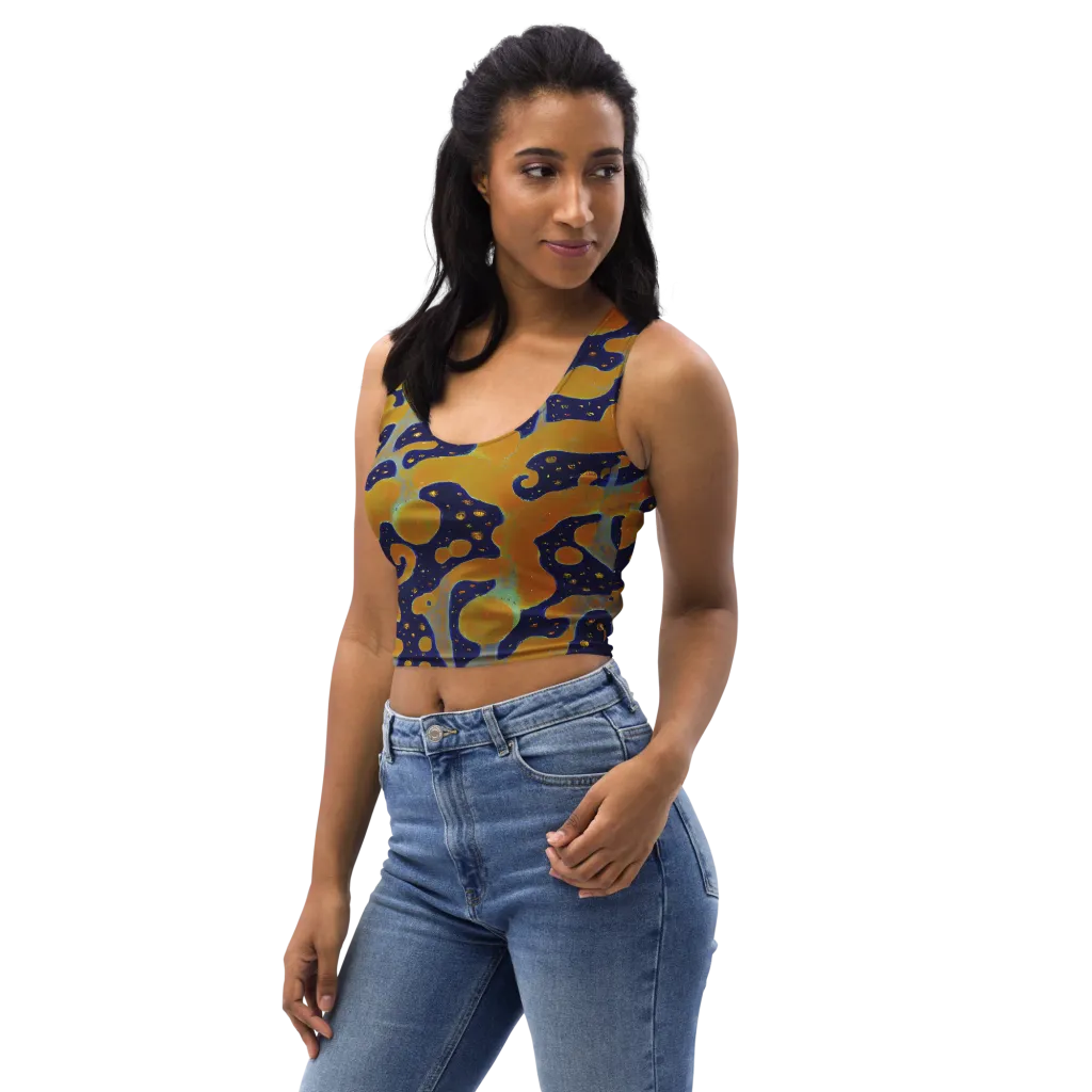 Molten Drift on Crop Top — Left Front