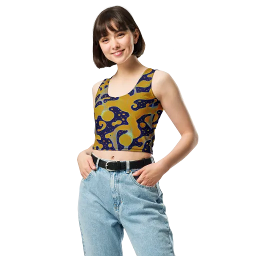 Molten Drift on a Crop Top