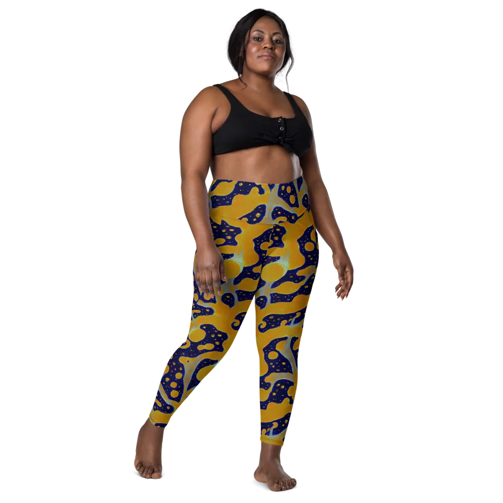 Molten Drift on Leggings with Pockets — Front