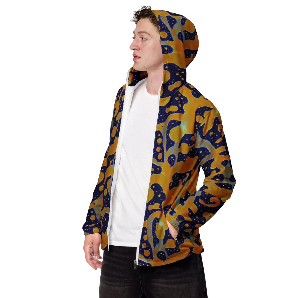 Molten Drift on Men's Windbreaker — Left Front