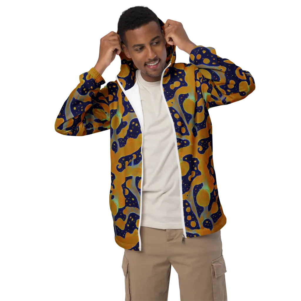 Molten Drift on Men's Windbreaker — Front