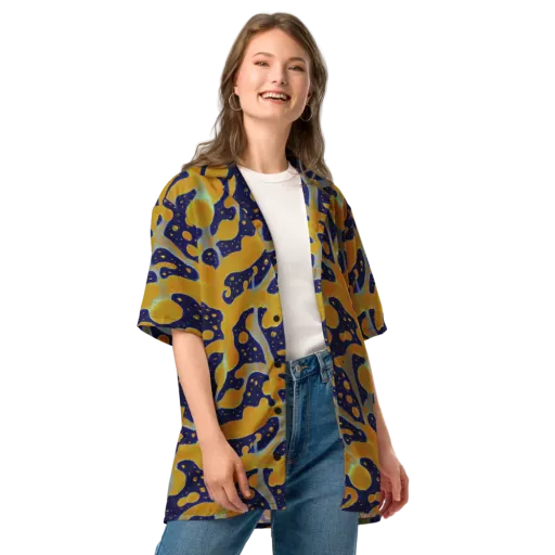 Molten Drift on a Button Shirt