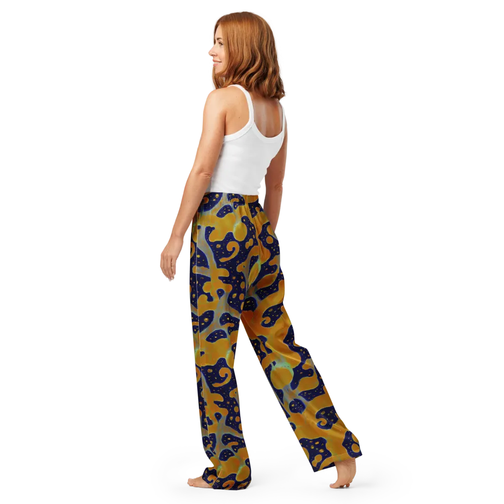 Molten Drift on Women's Pajama Pants — Back