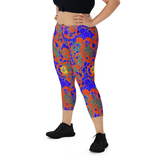 Burning Mosaic on a Capri Leggings
