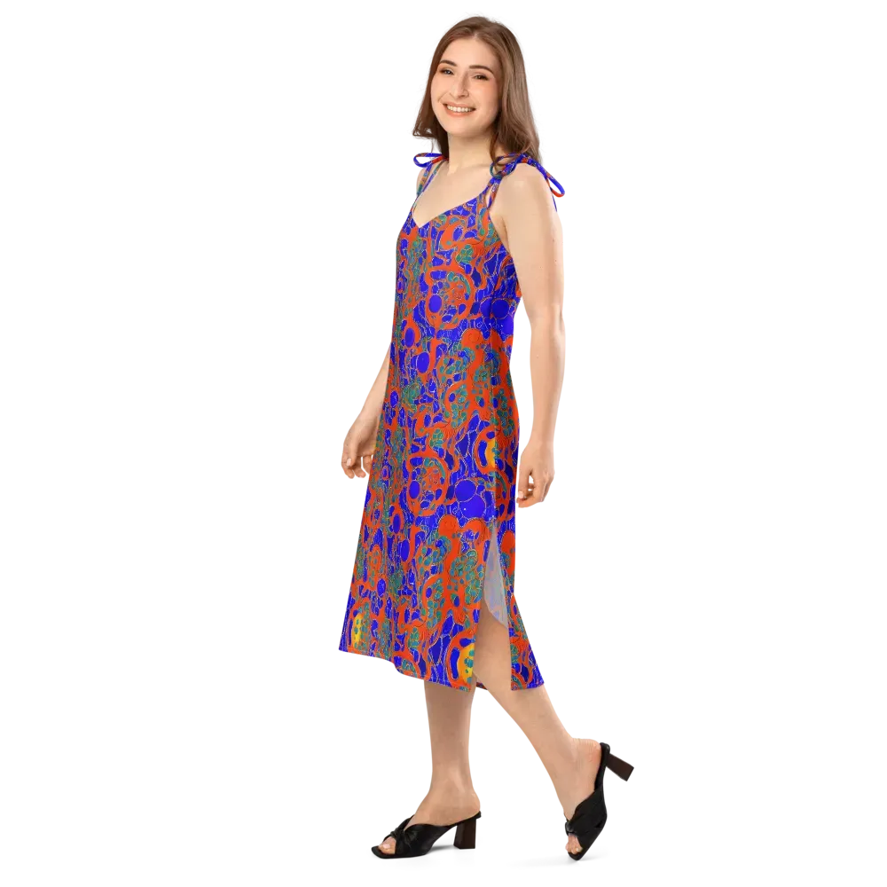 Burning Mosaic on Slip Dress — Left Front