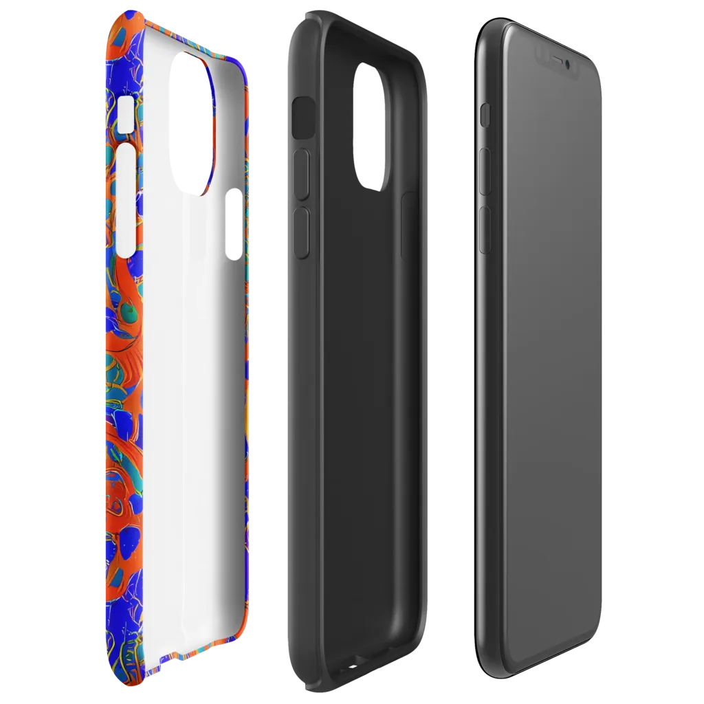 Burning Mosaic on Tough Case for iPhone® — Right