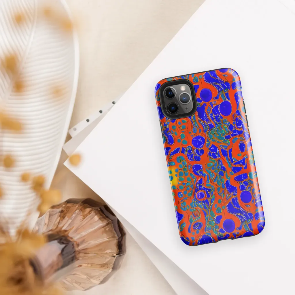 Burning Mosaic on Tough Case for iPhone® — Front