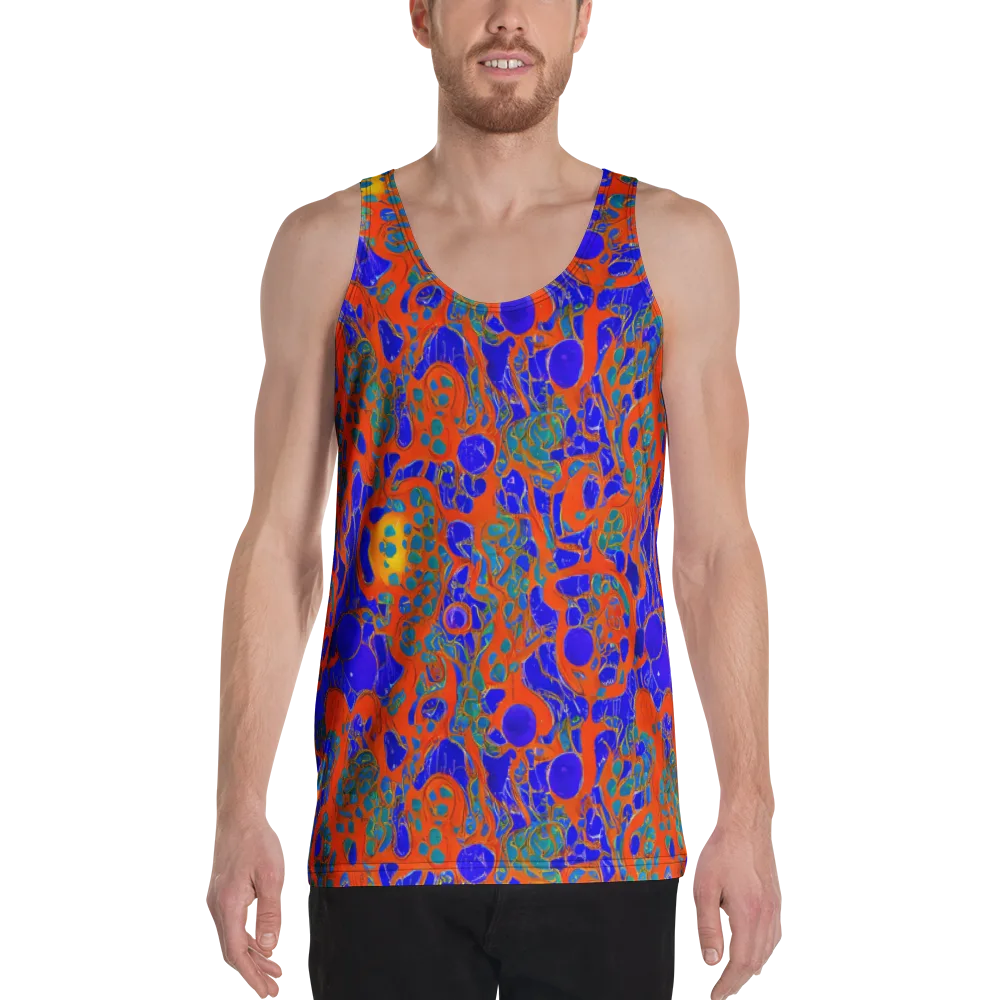 Burning Mosaic on Men's Tank Top — Front