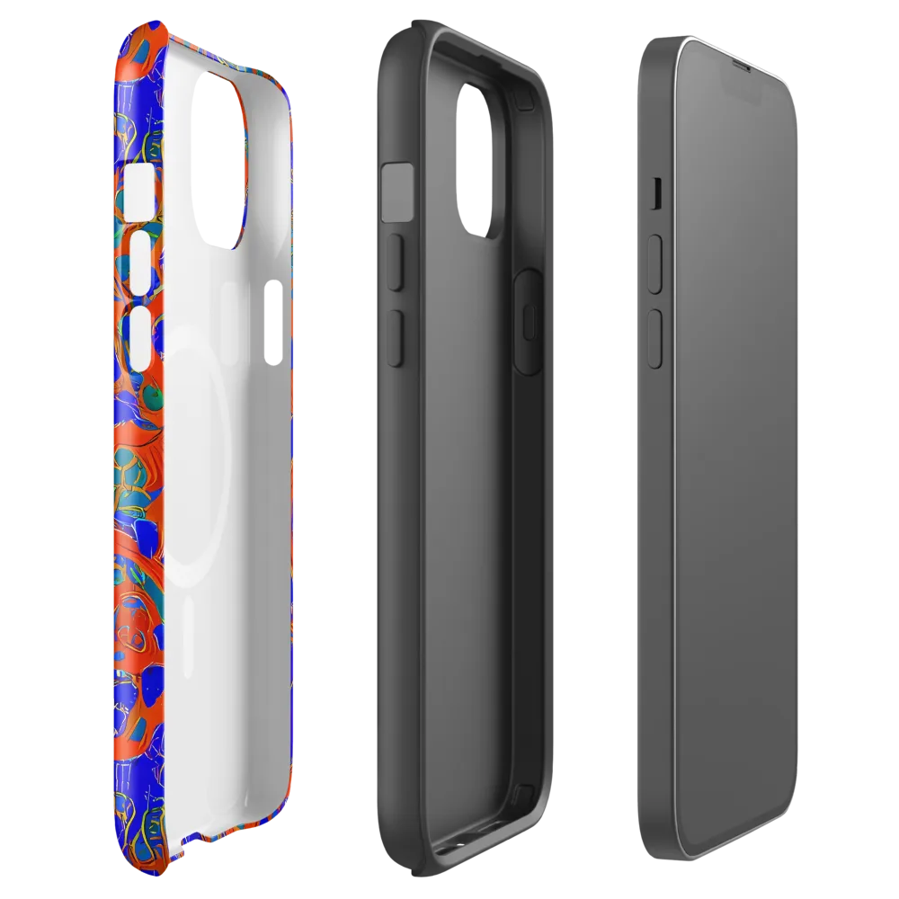 Burning Mosaic on MagSafe Tough Case for iPhone® — Front