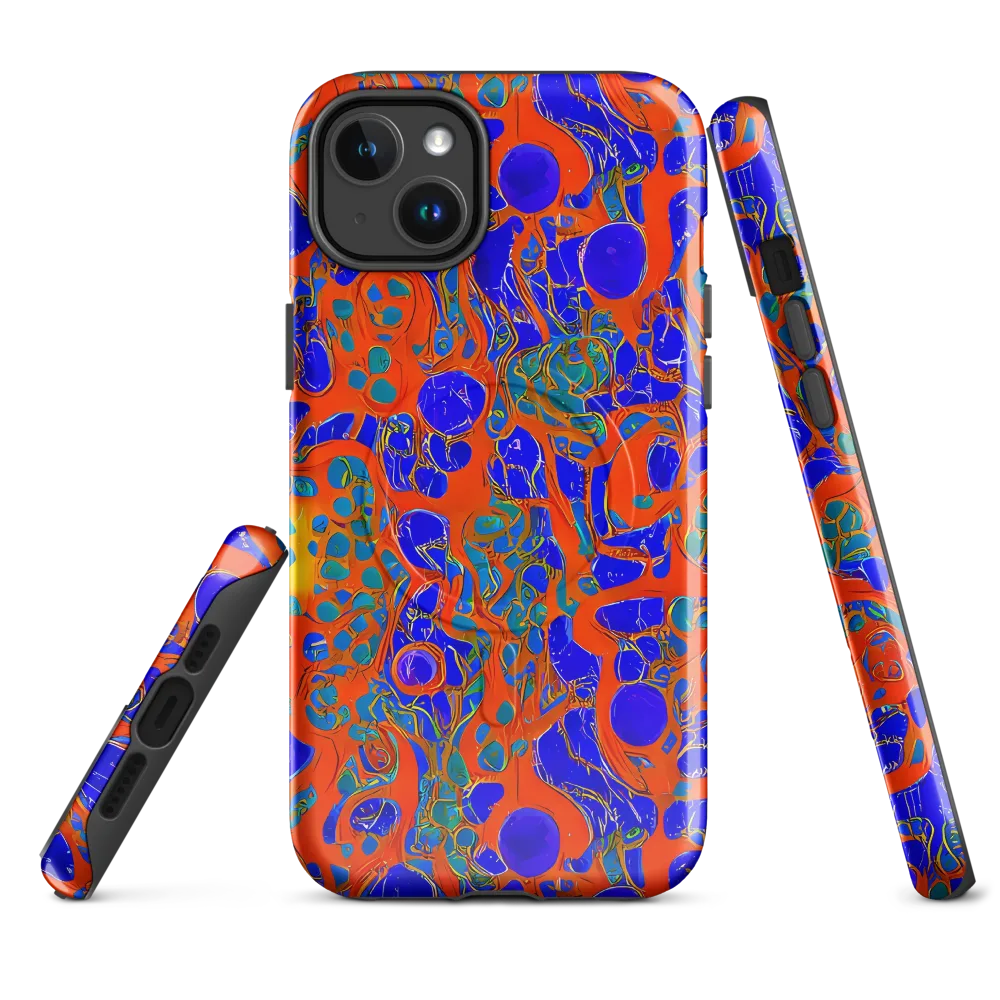 Burning Mosaic on MagSafe Tough Case for iPhone® — Front