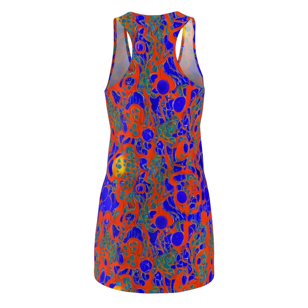 Burning Mosaic on Racerback Dress — Back