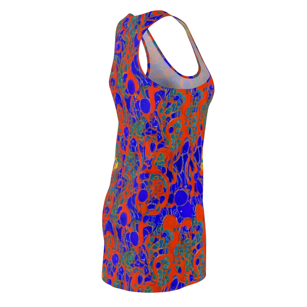Burning Mosaic on Racerback Dress — Back Side