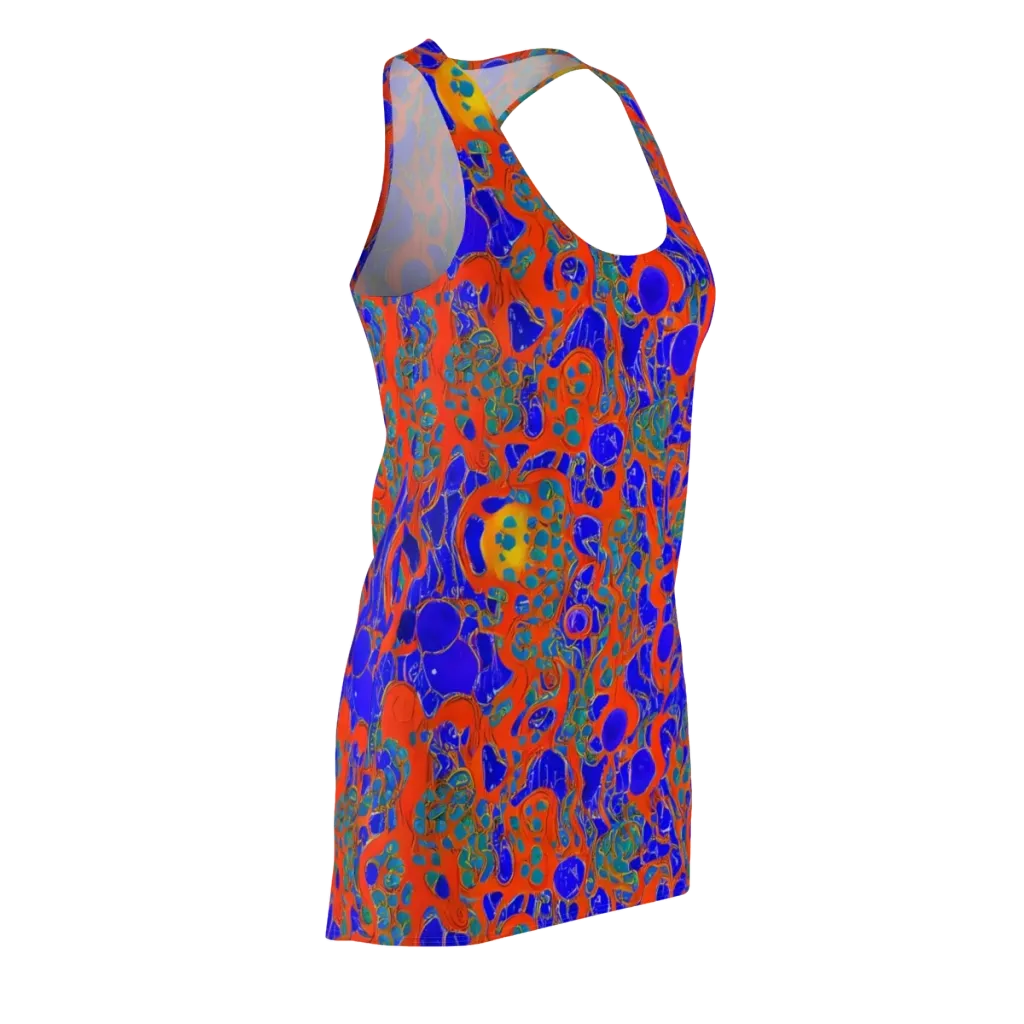 Burning Mosaic on Racerback Dress — Front Side