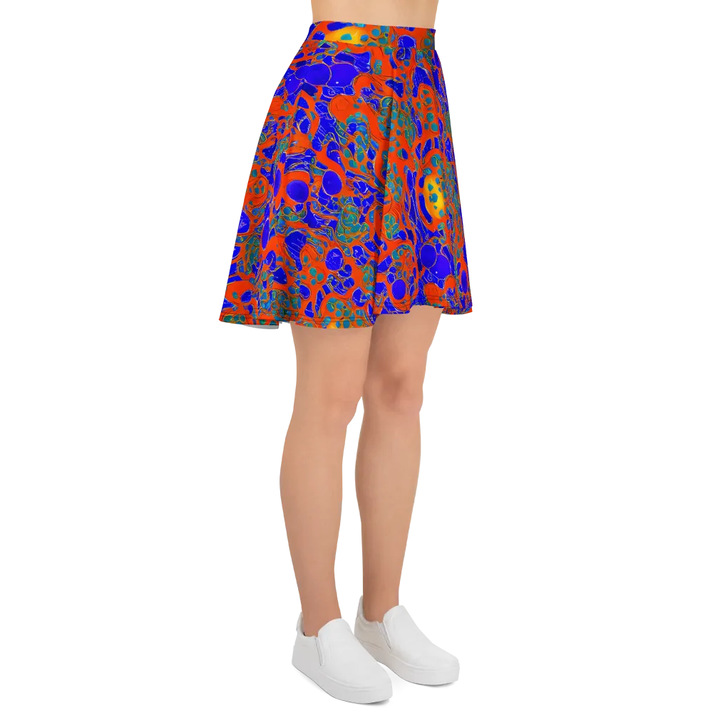 Burning Mosaic on Skater Skirt — Right