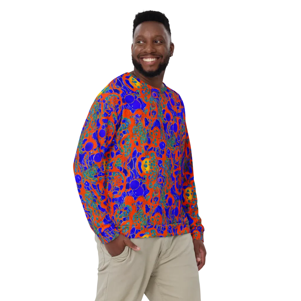 Burning Mosaic on Sweatshirt — Front