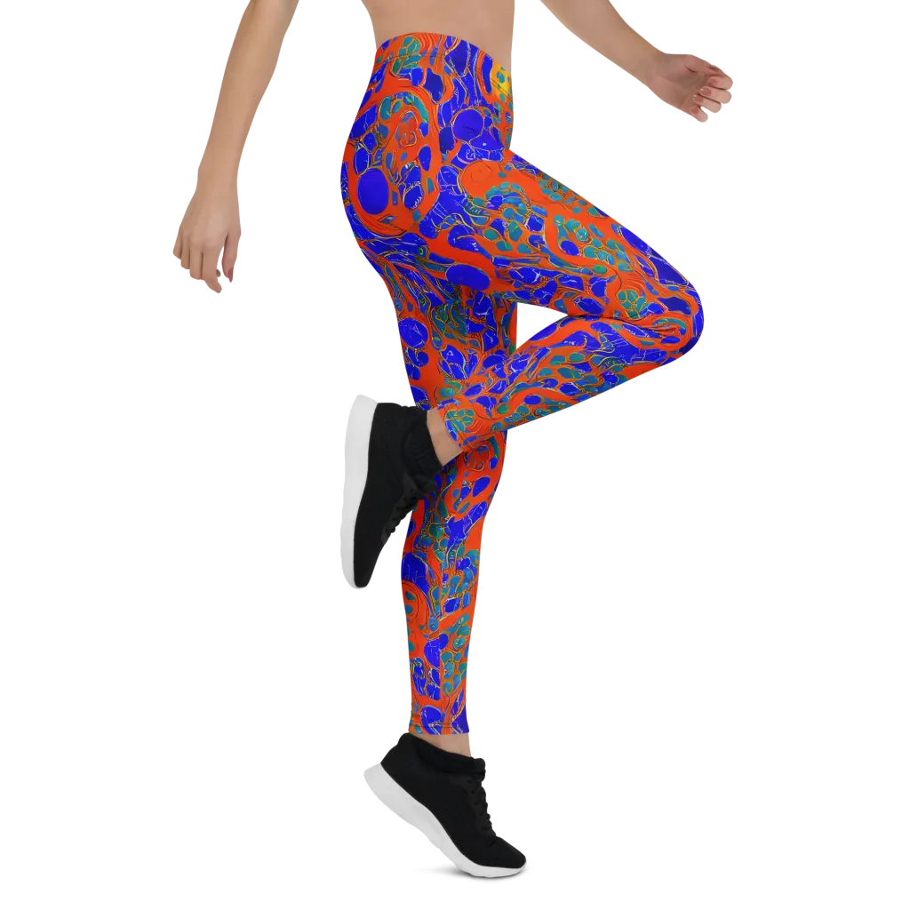 Burning Mosaic on Leggings — Right