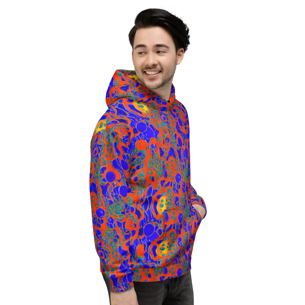 Burning Mosaic on Hoodie — Right