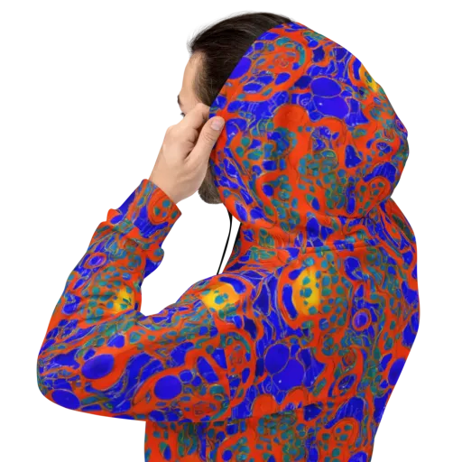 Burning Mosaic on a Hoodie