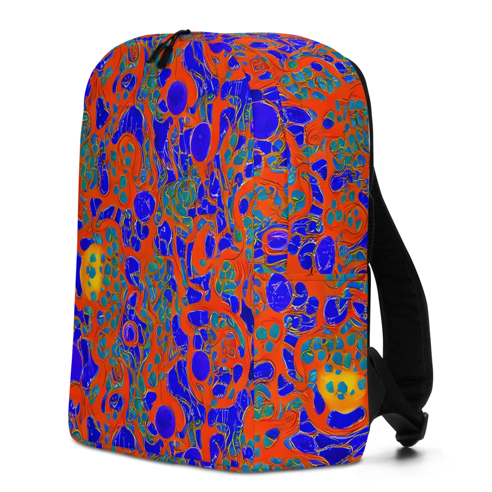 Burning Mosaic on Minimalist Backpack — Left