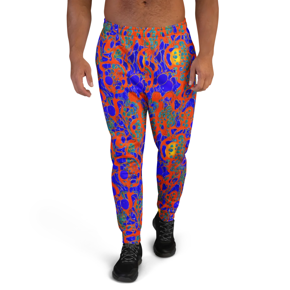 Burning Mosaic on Men's Joggers — Front