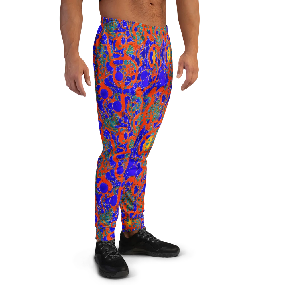 Burning Mosaic on Men's Joggers — Right