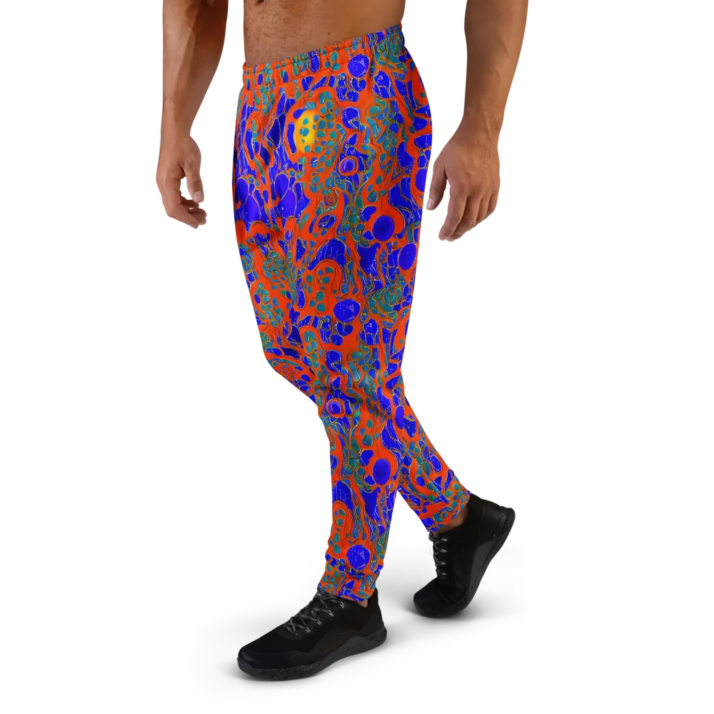 Burning Mosaic on Men's Joggers — Left