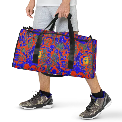 Burning Mosaic on a Duffle Bag