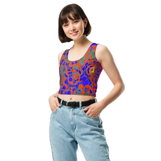 Burning Mosaic on a Crop Top