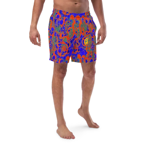 Burning Mosaic on a Swim Trunks