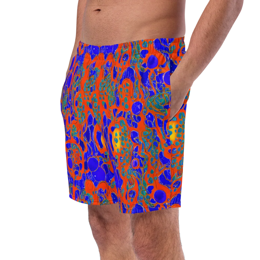 Burning Mosaic on Swim Trunks — Left Front