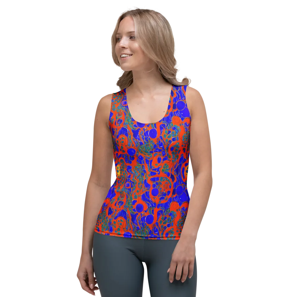 Burning Mosaic on Women's Tank Top — Front