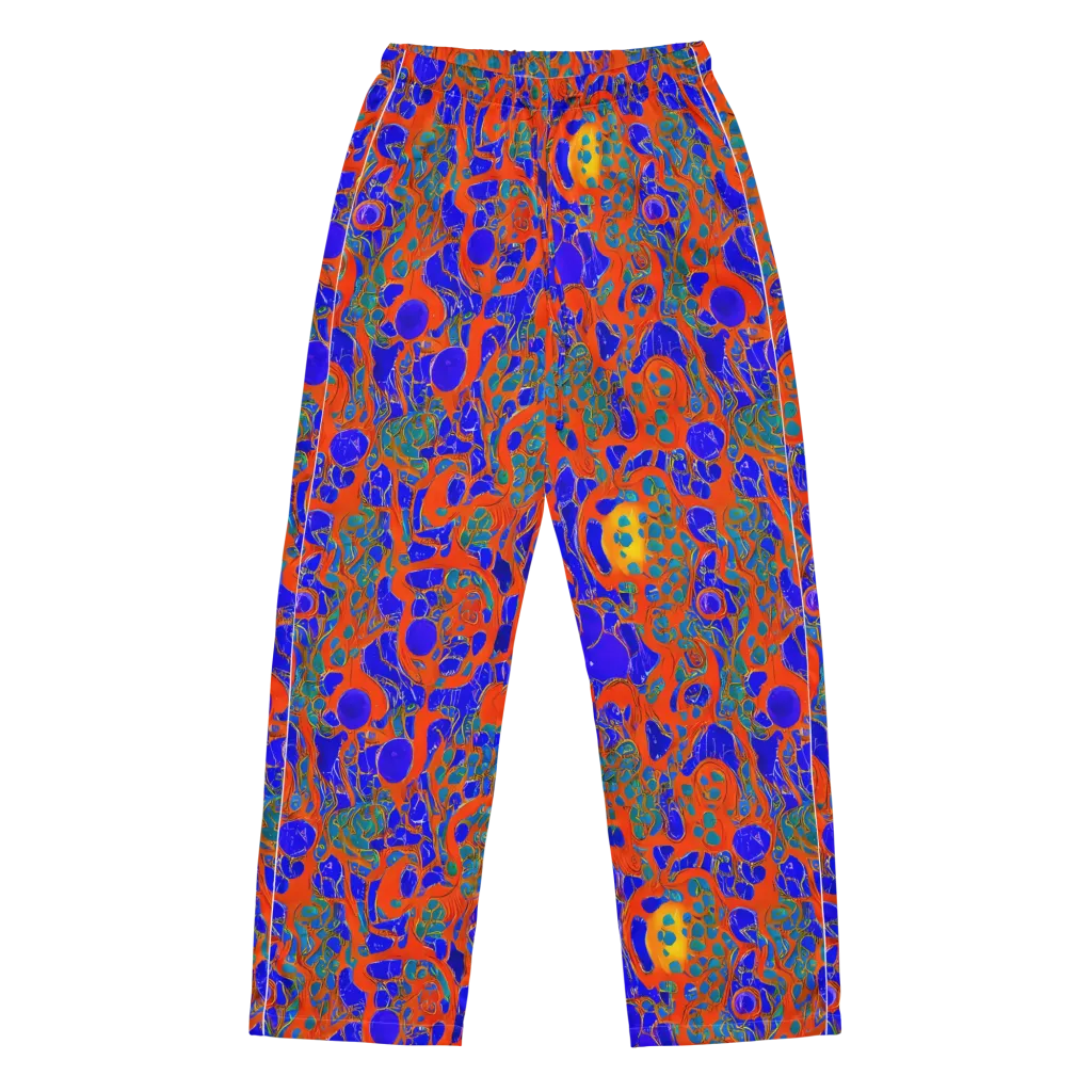 Burning Mosaic on Women's Pajama Pants — Front