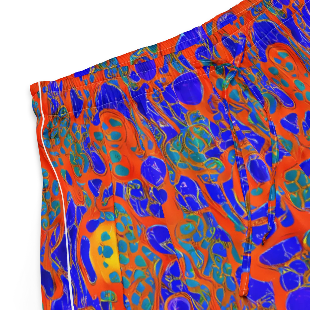 Burning Mosaic on Women's Pajama Shorts — Product details